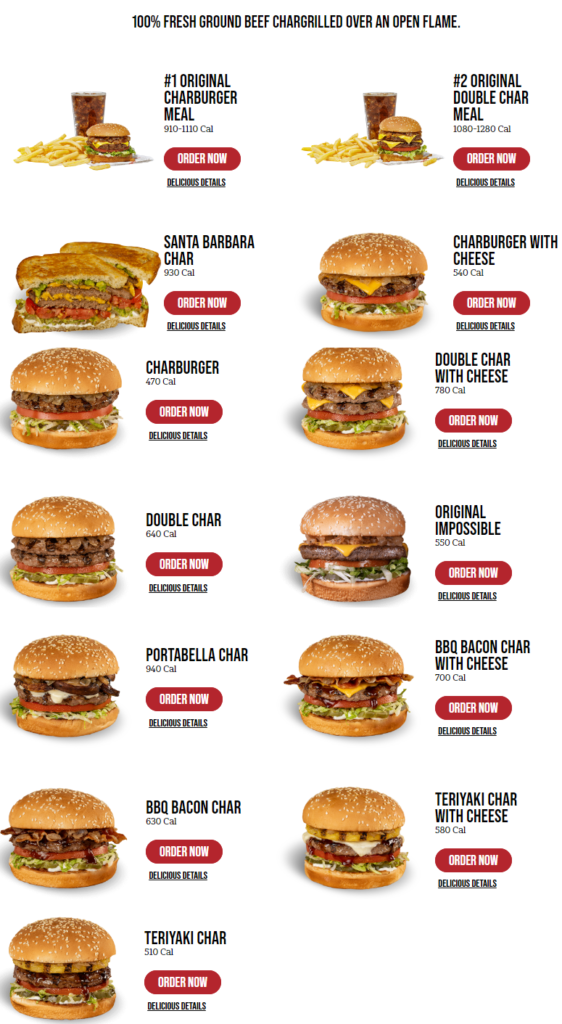 the habit burger menu